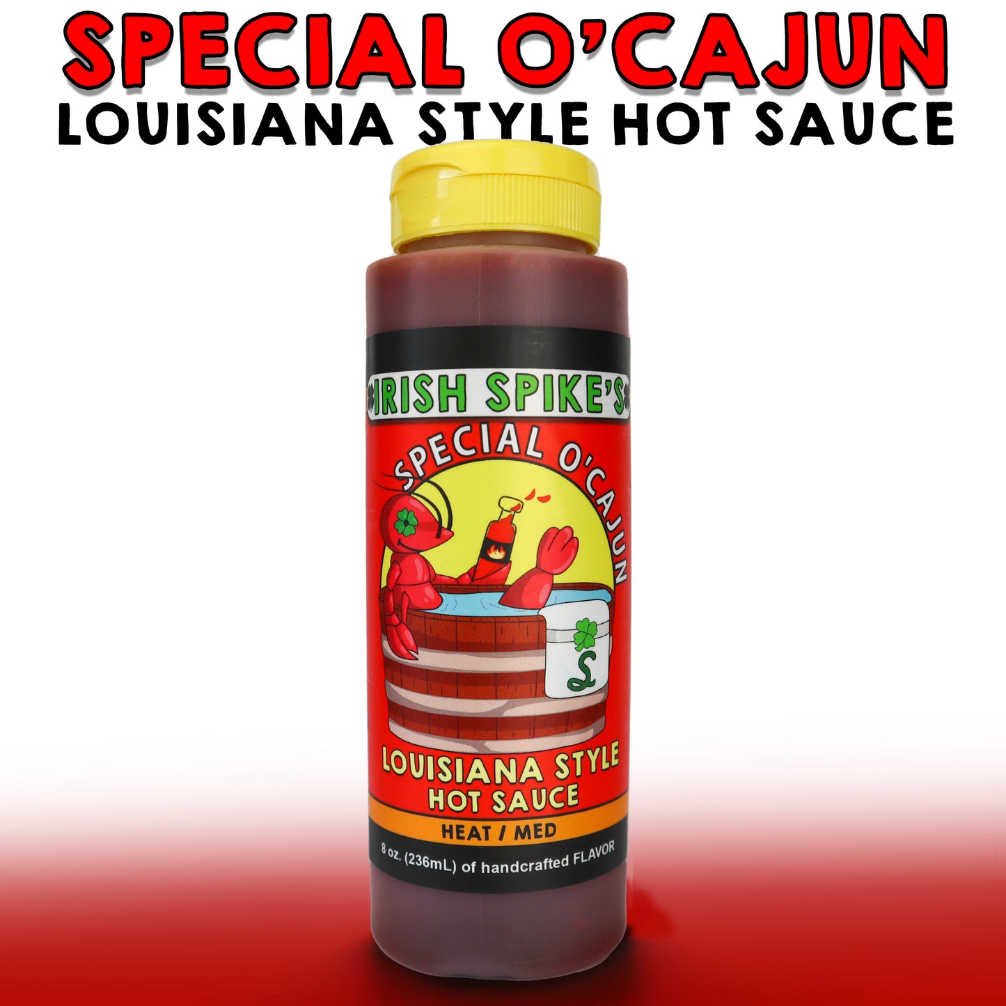 CAJ: Case (9 bottles) - SPECIAL O'CAJUN - Louisiana Style Hot Sauce (medium)