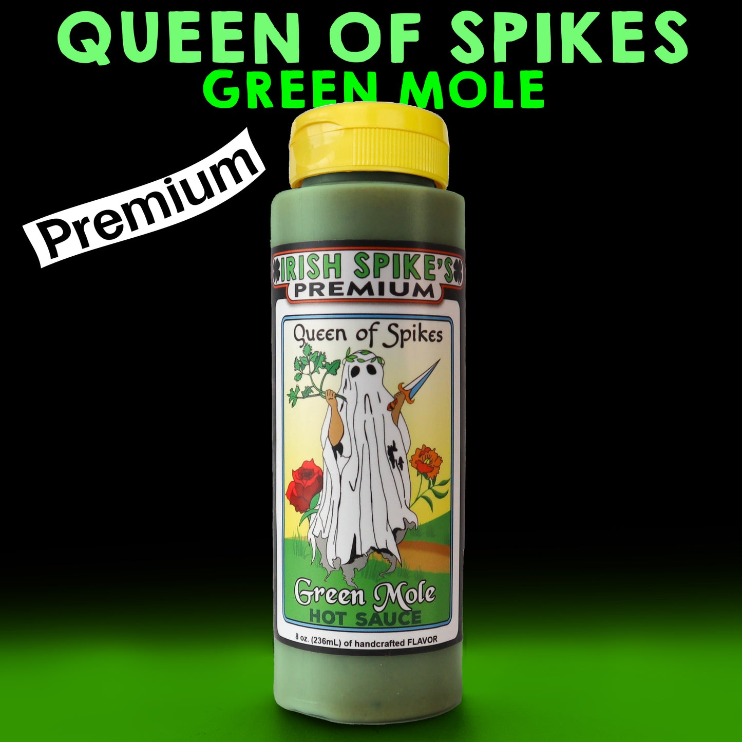 GRM: Case (9 bottles) - QUEEN OF SPIKE'S - Green Mole (mild)