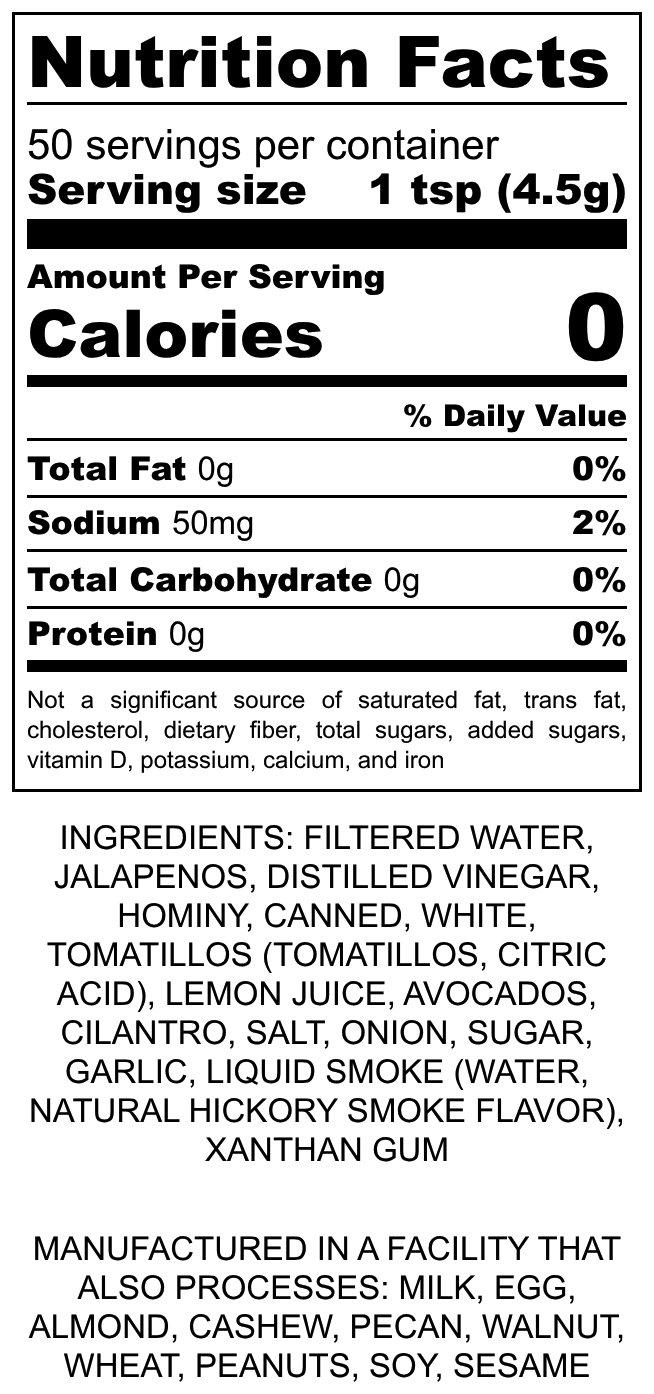 HOM: Case (9 bottles) - Smoked Hominy Green Harvest (Med)
