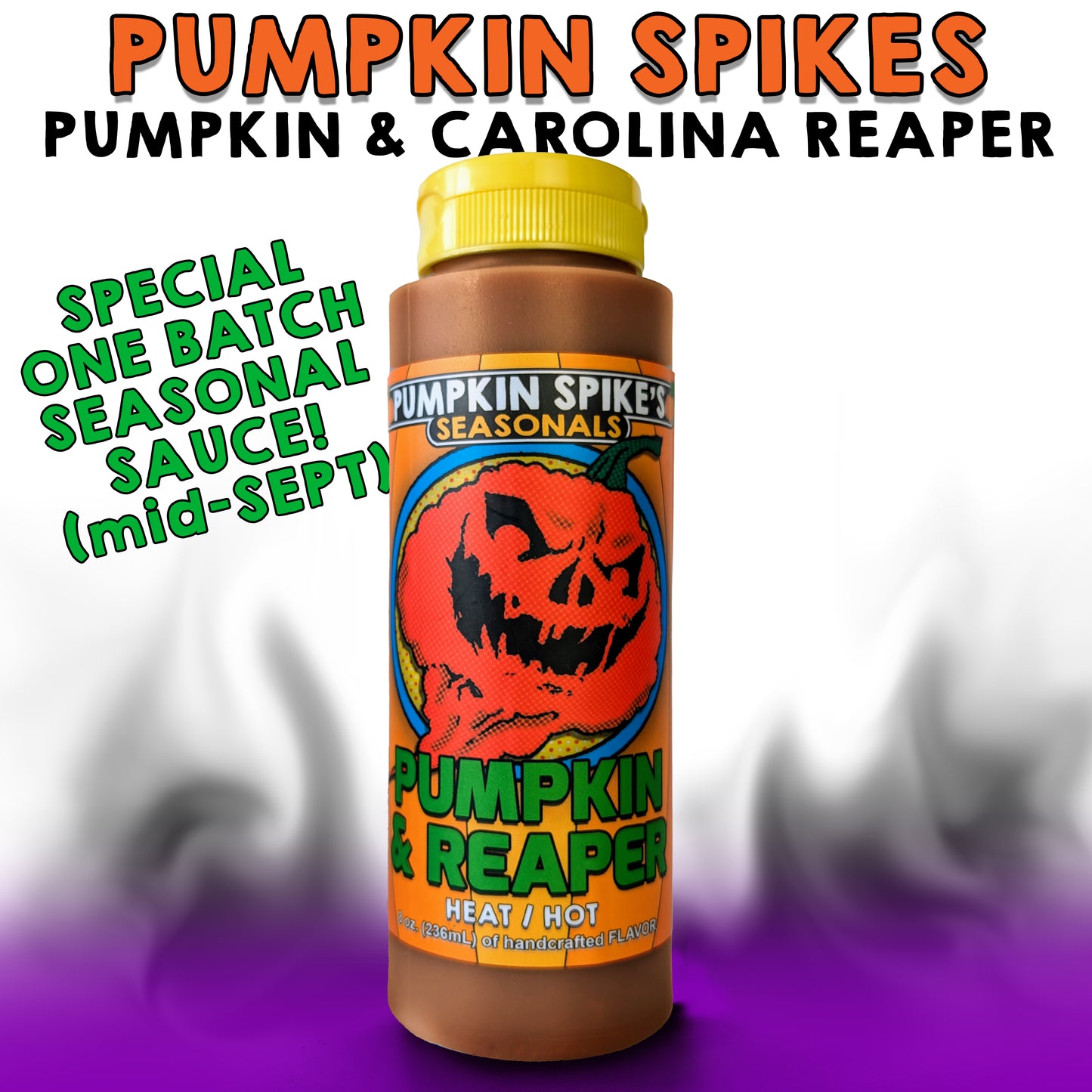 PKS: Case (9 bottles) - PUMPKIN SPIKE'S - Pumpkin & Carolina Reaper (hot)