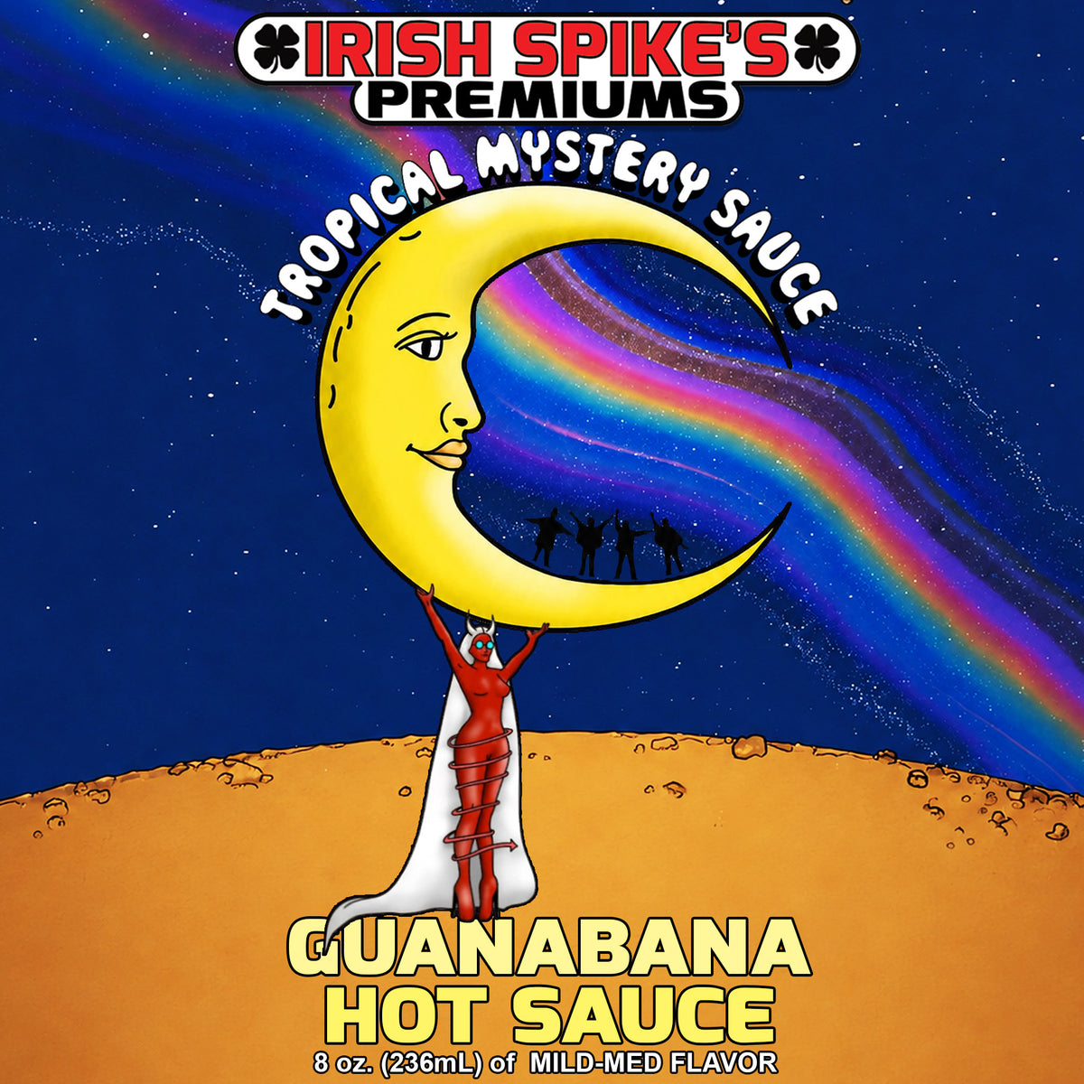 SOUR: Case (9 bottles) - TROPICAL MYSTERY - Guanabana Hot Sauce (Mild/Med)