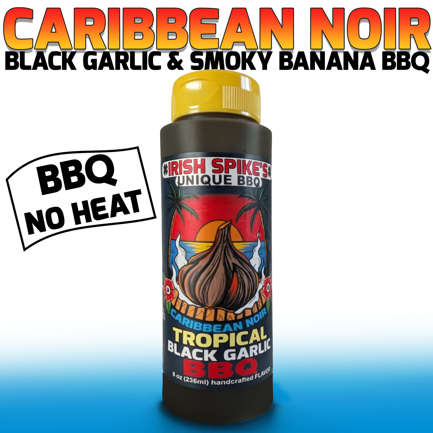 BBBQ: Case (9 bottles) - Caribbean Noir BBQ - Black Garlic & Smoked Banana (No Heat)