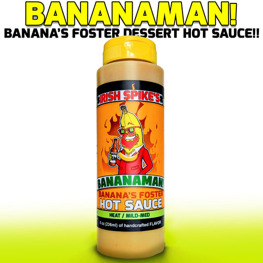 BNA: Case (9 bottles) Bananaman! - Banana's Foster Hot Sauce (Med)