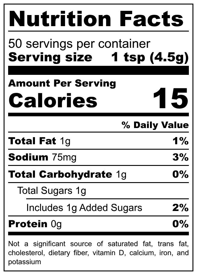 GOR: Case (9 bottles) SPICY GORGON - Honey Mustard Sage (med)