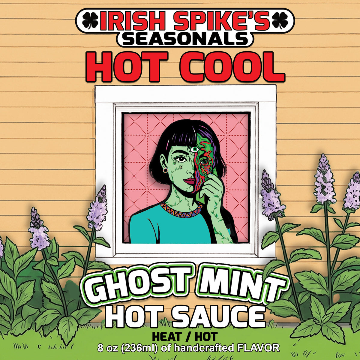 HNC: Case (9 bottles) - HOT COOL - Ghost Pepper & Mint (HOT)