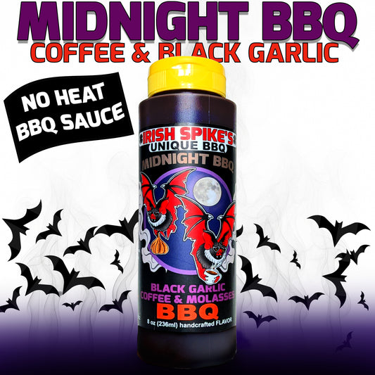 MDBQ: Case (9 bottles) - MIDNIGHT BBQ - Black Garlic & Coffee (No Heat)