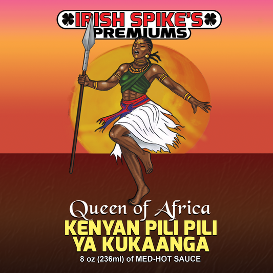 LAVI: Case (9 bottles) - Queen Of Africa - Kenyan Pili Pili ya Kukaanga (Med-Hot)