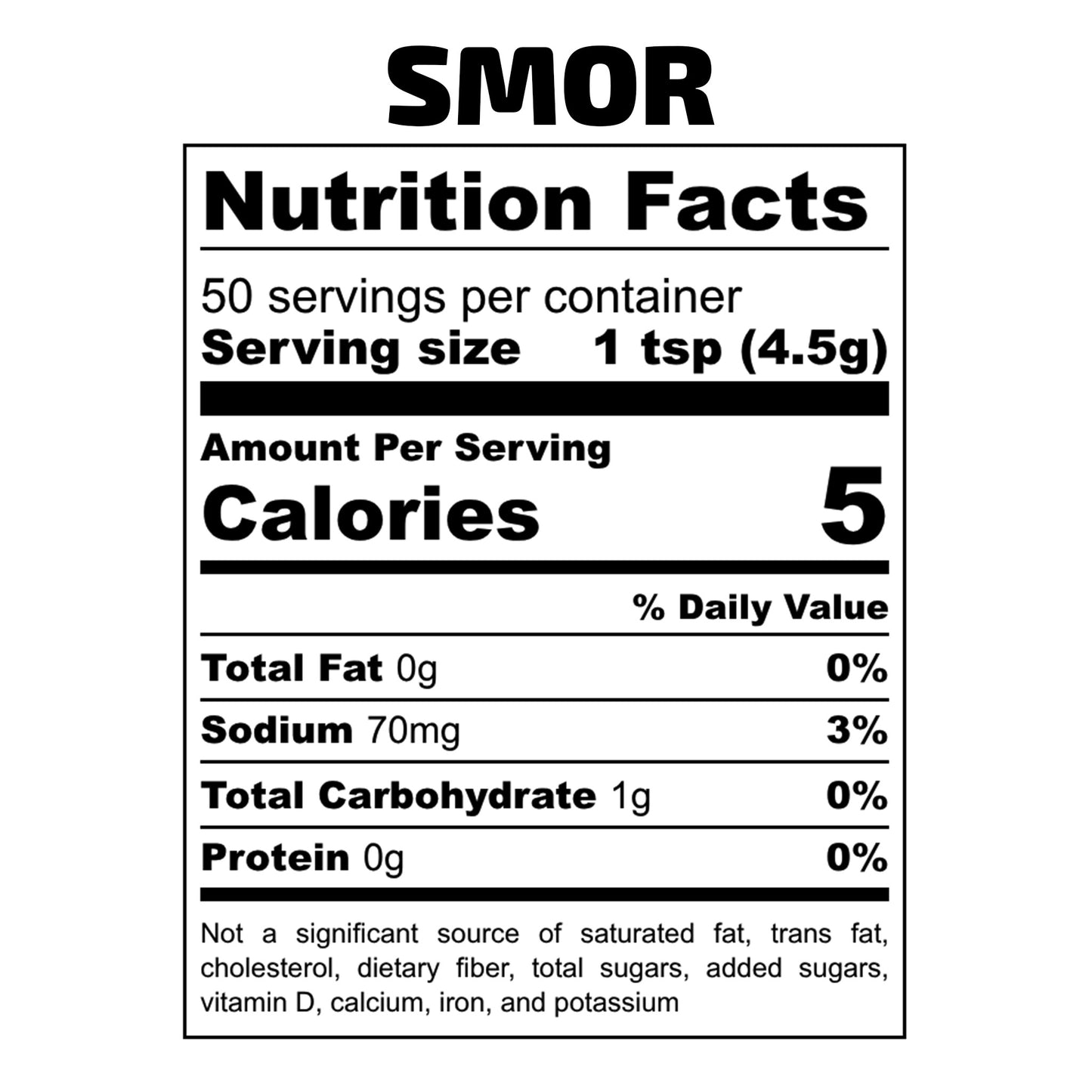 SMOR: Case (9 bottles) - S'more Hot Sauce- Marshmallow, Graham Cracker, Chocolate & Smoked Habanero (Med-Hot)