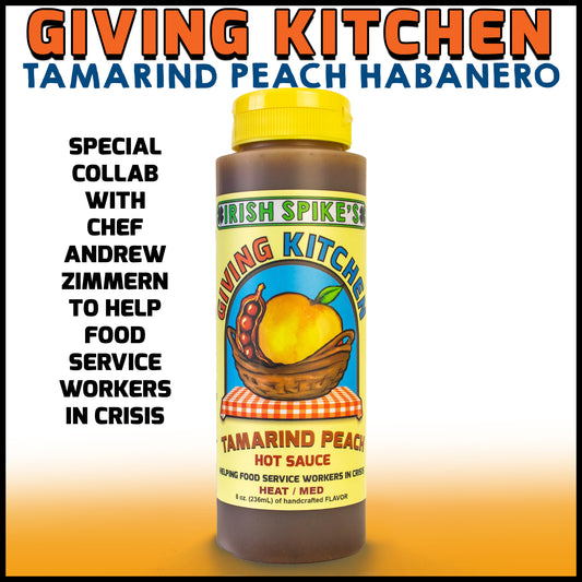 TAM: GIVING KITCHEN - Tamarind Peach Hot Sauce - medium