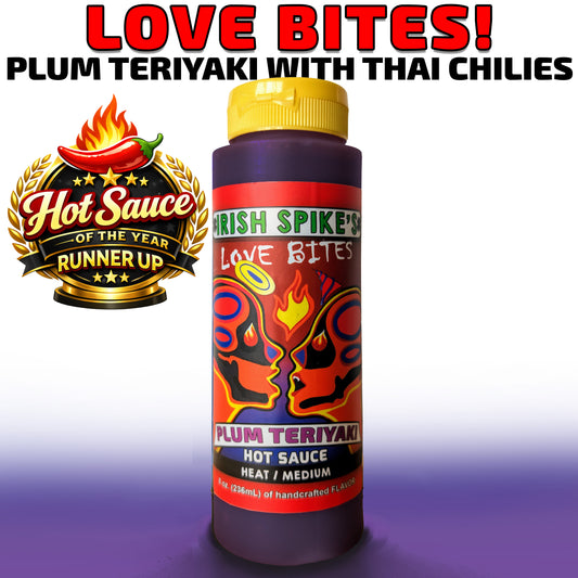 TKY: Case (9 bottles) LOVE BITES! - Plum Teriyaki with Thai Chilies (med)
