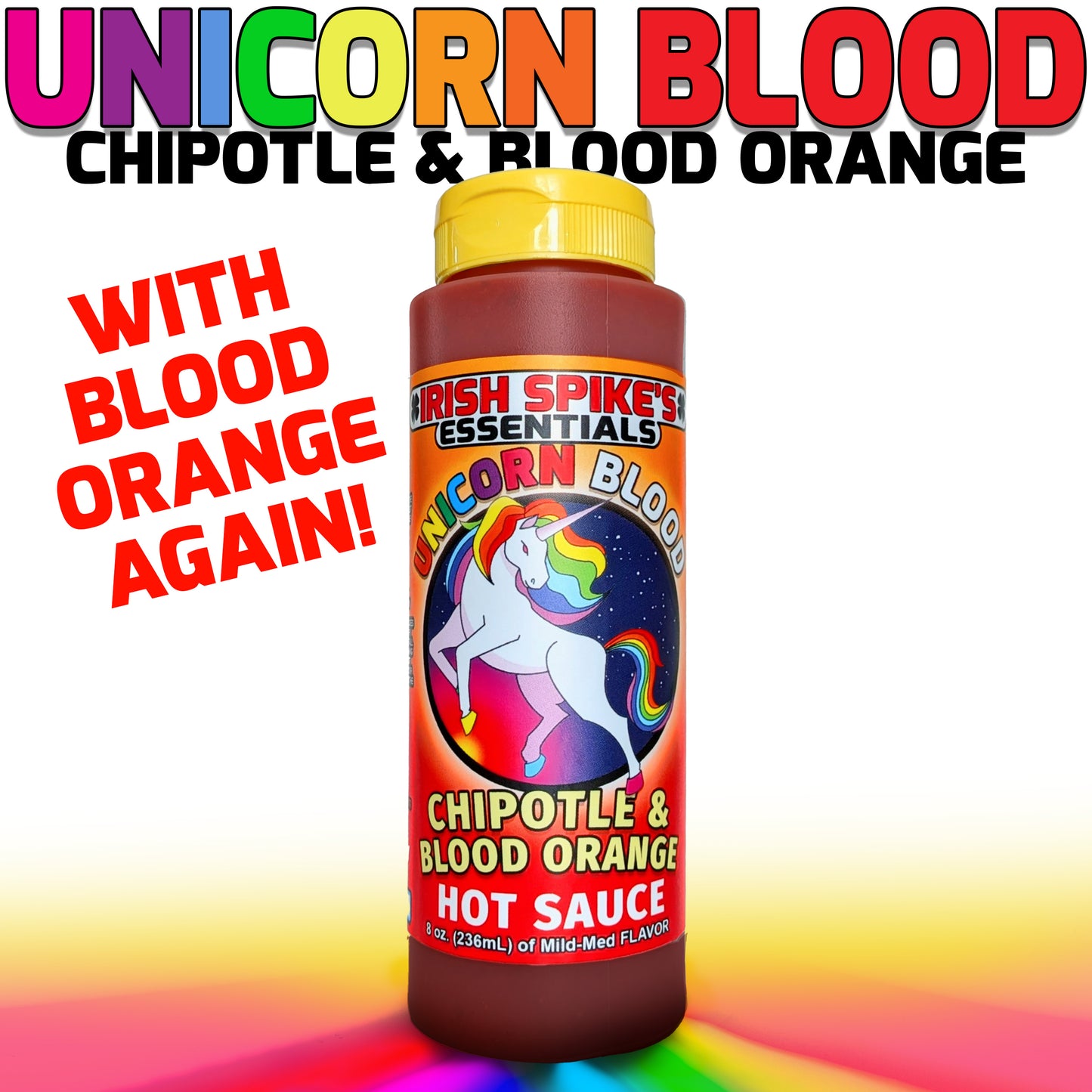 UBL: Case (9 bottles) - UNICORN BLOOD - Orange & Chipotle (mild-med)