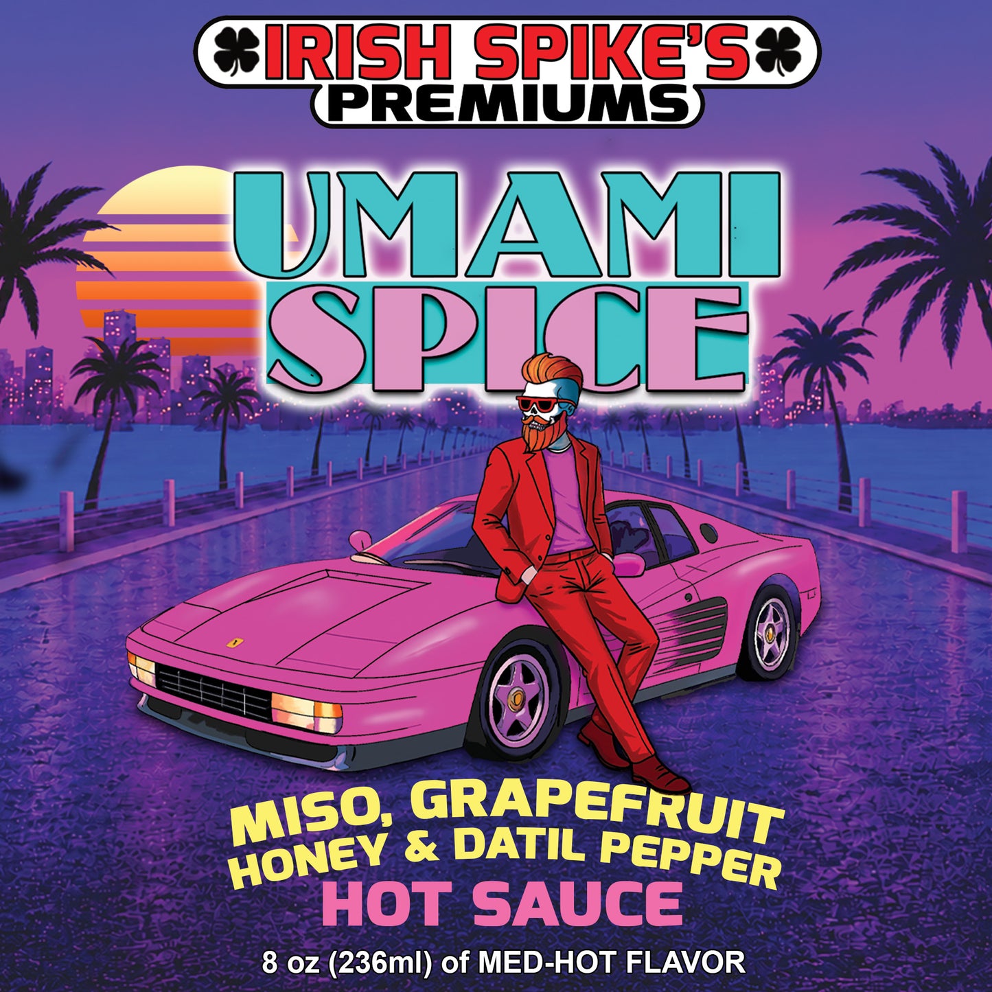 VICE: Case (9 bottles) - UMAMI SPICE - Miso, Grapefruit, Honey & Datil Peppers (Med-Hot)