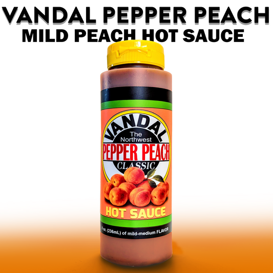 VTAM: Case (9 bottles) - Mild Peach Hot Sauce